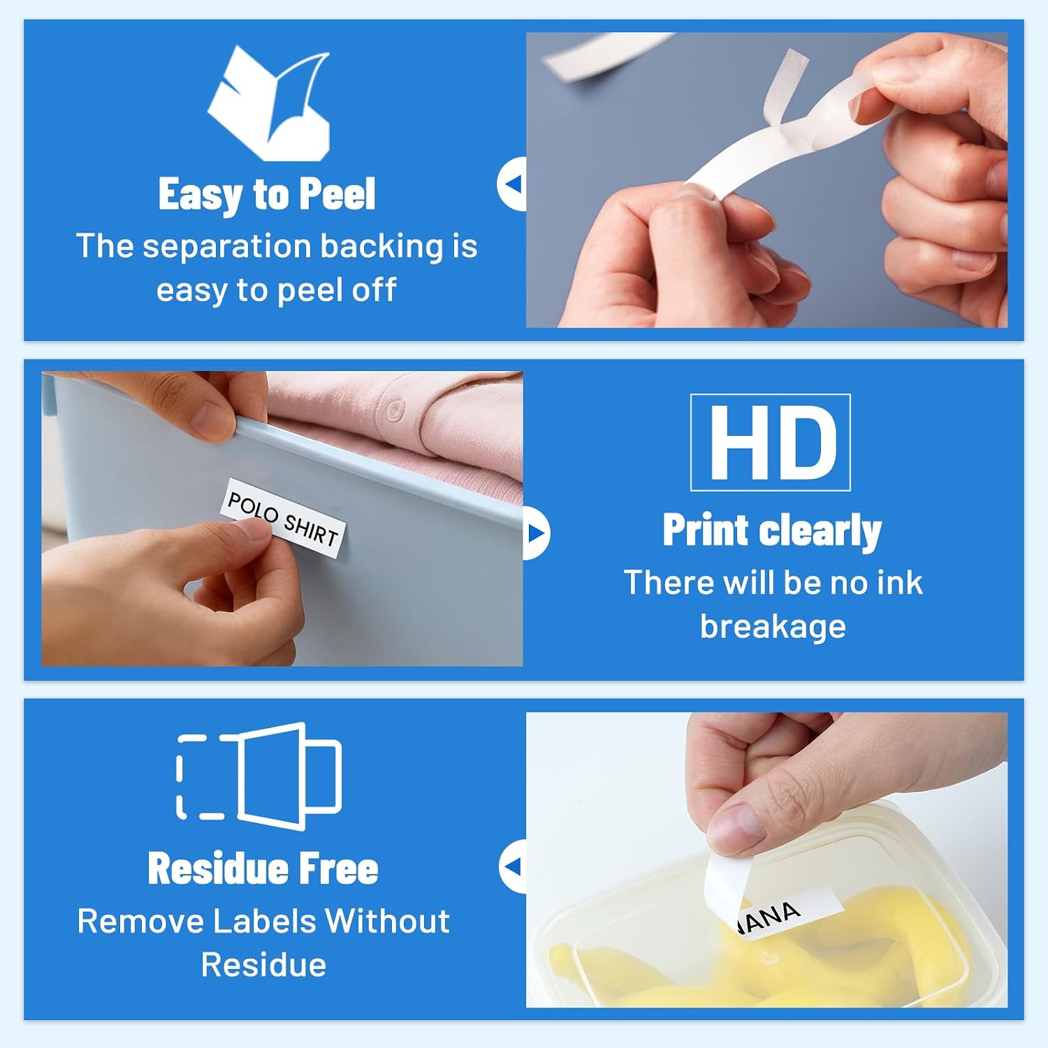 12mm Label Tape Replacement for Brother Label Maker Tape TZe-231 image 5
