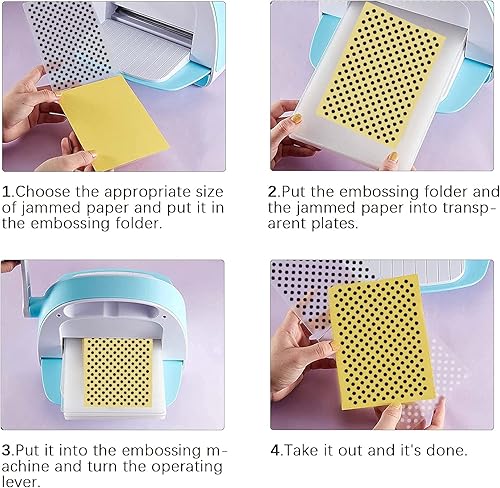 Miniatura 3 de 9 carpetas de plástico en relieve, plantilla de manualidades para álbumes de fotos, álbumes de recortes y suministros de fabricación de tarjetas