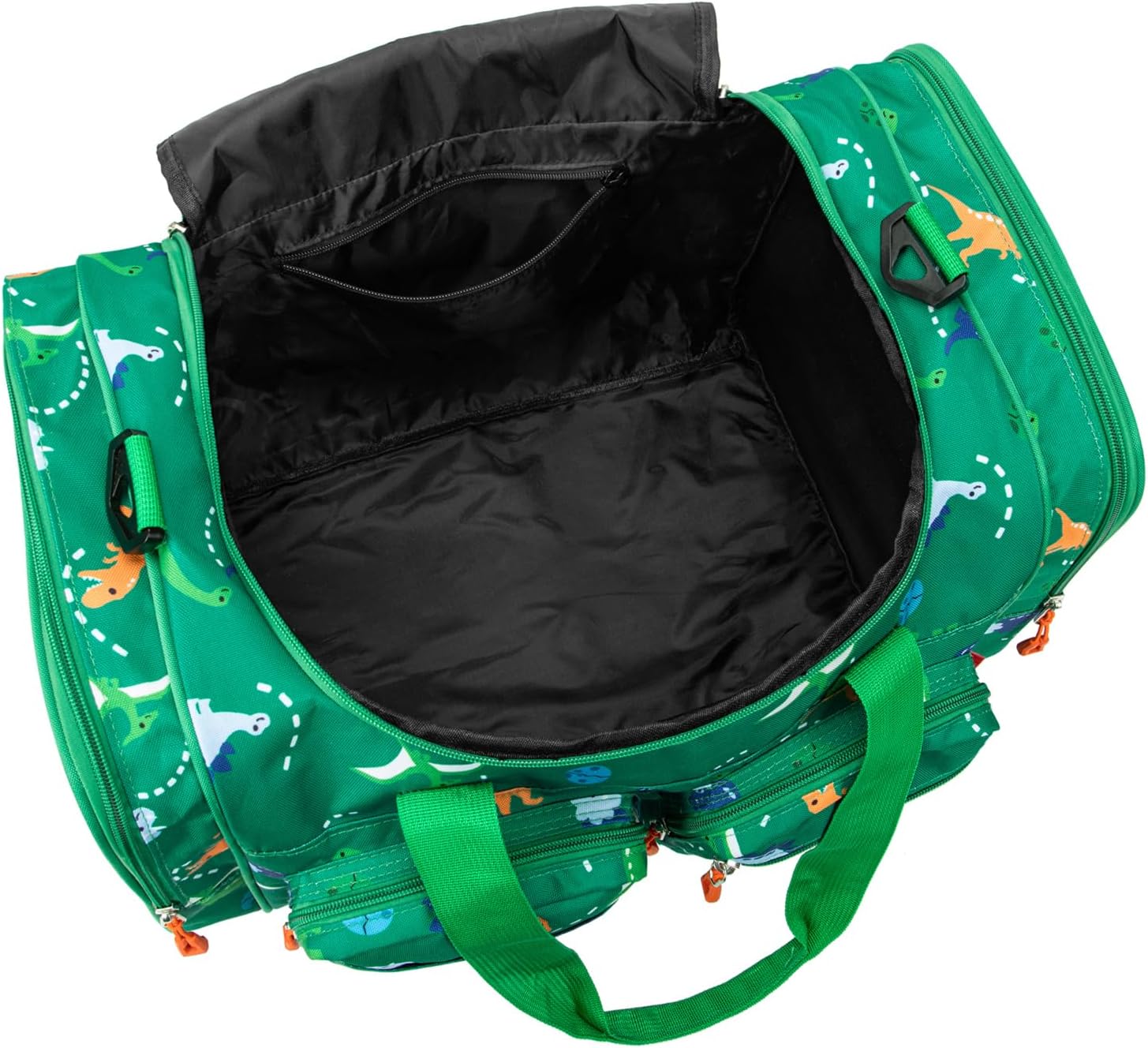 Kids Duffle Bag for Boys or Girls, Fit Travel, Weekend, or Overnight, 19" Length (Green, 19-Inch-Length)