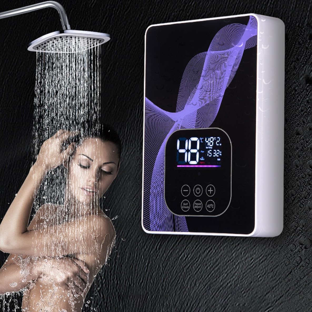 Tankless Electric Water Heater Under Table Instant Hot Water Oversink ...