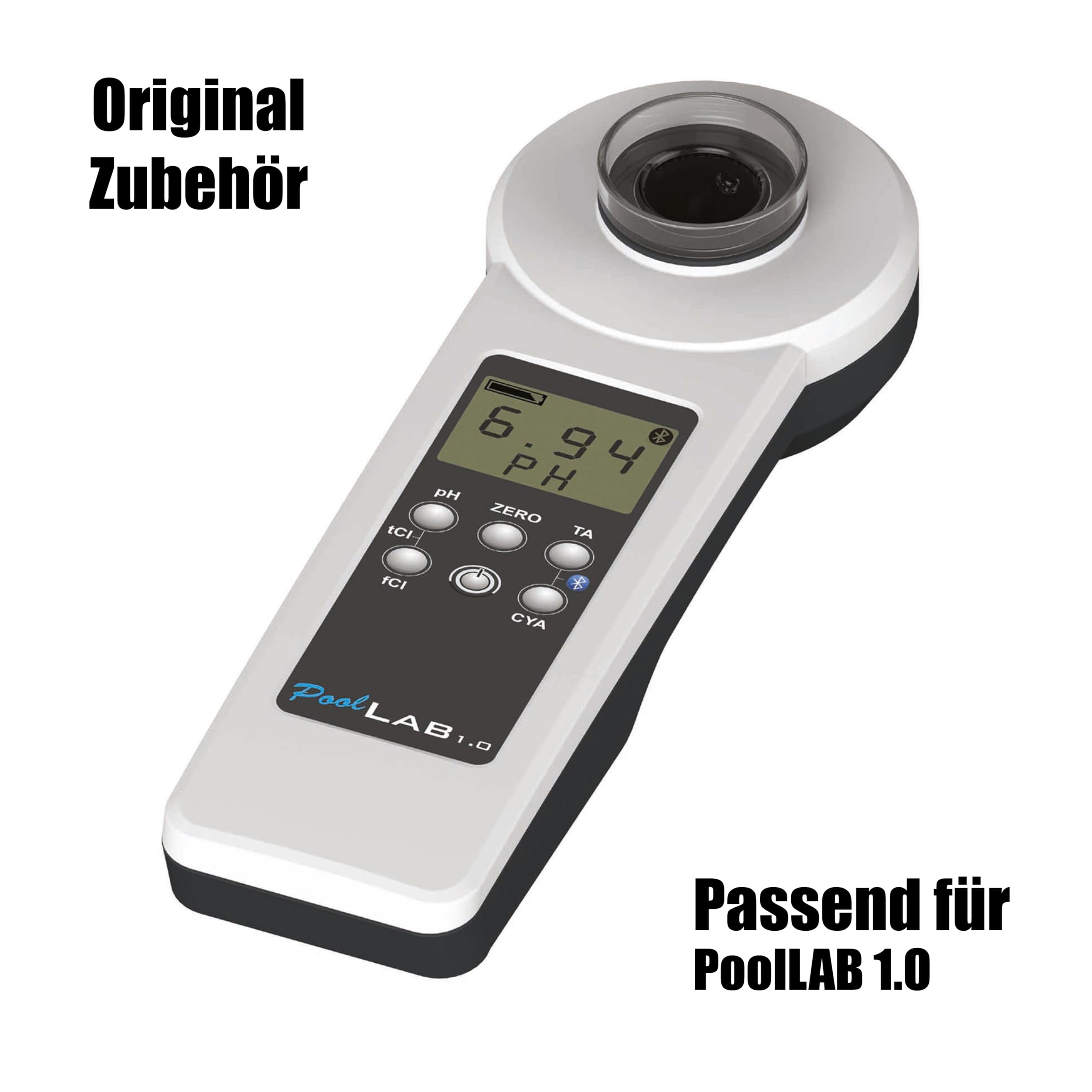 POWERHAUS24 Ersatzküvette für den PoolLAB 1.0, Ersatzteil, Original PoolLAB Zubehör, einfacher Austausch