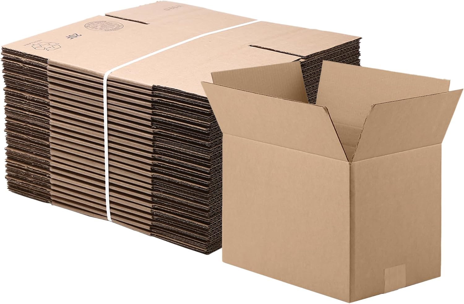 The Boxery 9″x9″x5″ Brown/Kraft Corrugated Cardboard Shipping Boxes 25-Pack | Mailing, Packing, Moving & Storage for Business/Home – Durable – Eco-Friendly, Recyclable – Made in the USA