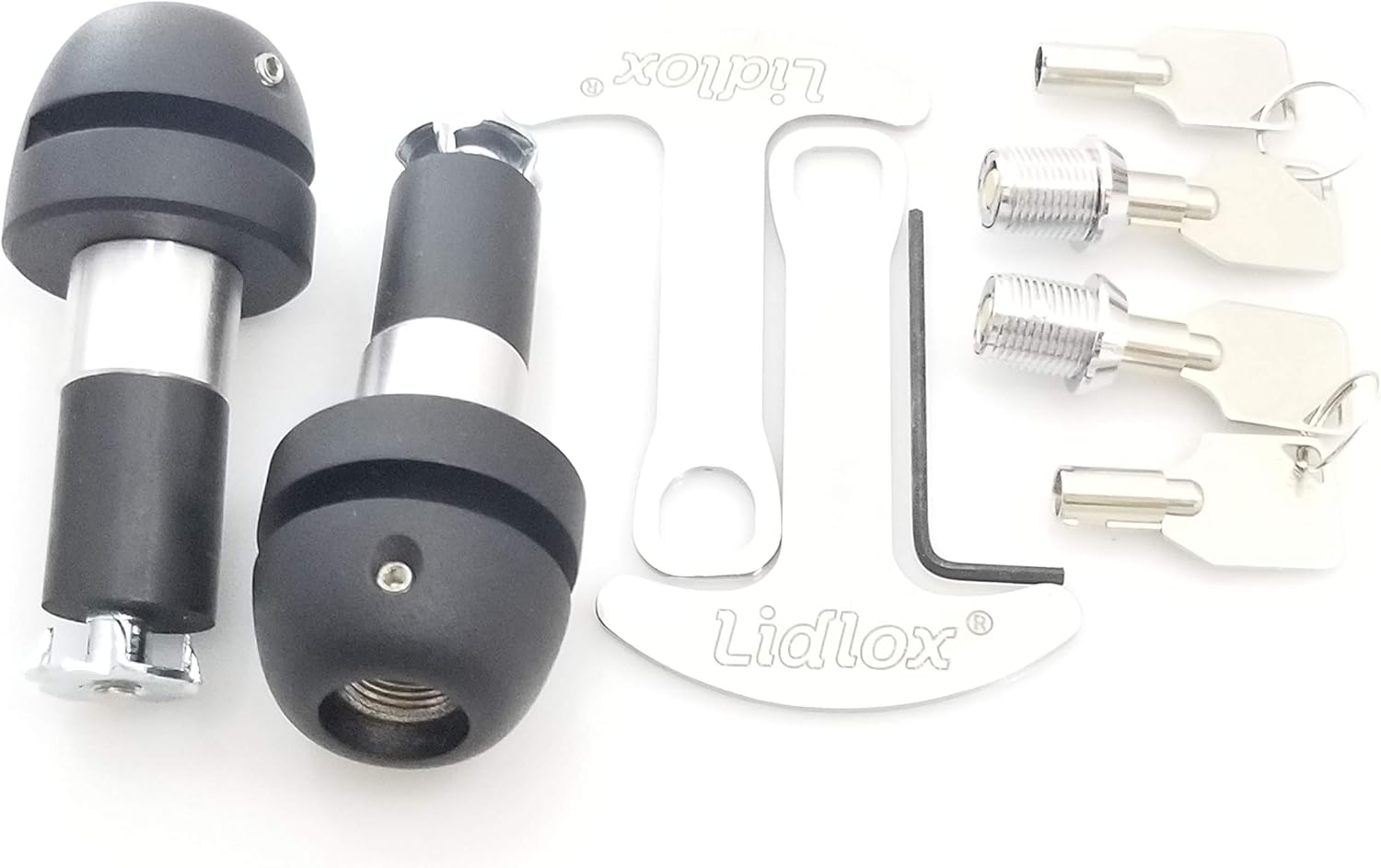 1006-B Bar End Helmet Lock Pair for Victory, Black Zimbabwe Ubuy