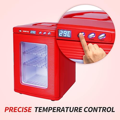 Miniatura 9 de RYFT Incubadoras para incubar huevos, incubadora portátil de laboratorio científico de reptiles de 25 litros con calefacción y enfriamiento de 41.0