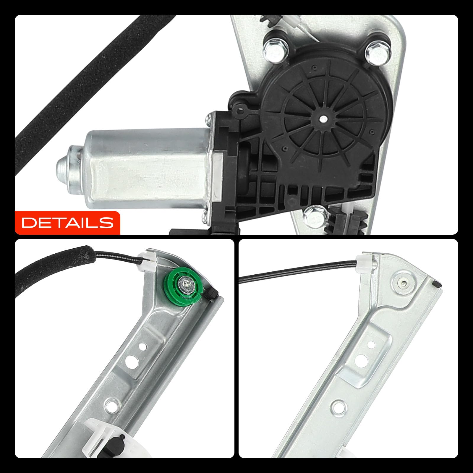 Frankberg 1x Fensterheber Vorne links Kompatibel mit Fiesta V JD JH 1.2L-2.0L Schrägheck 2002-2008 Replace# 1233193
