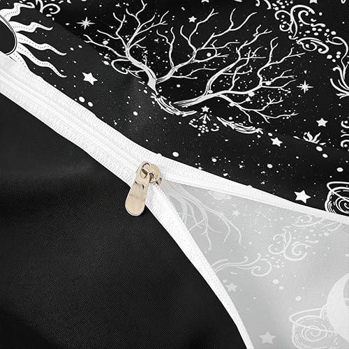 Vista 173 de Funda de edredón con estampado de gatos de dibujos animados, para niños, niñas, amantes de los gatos, funda de edredón rosa con corazón y fresa