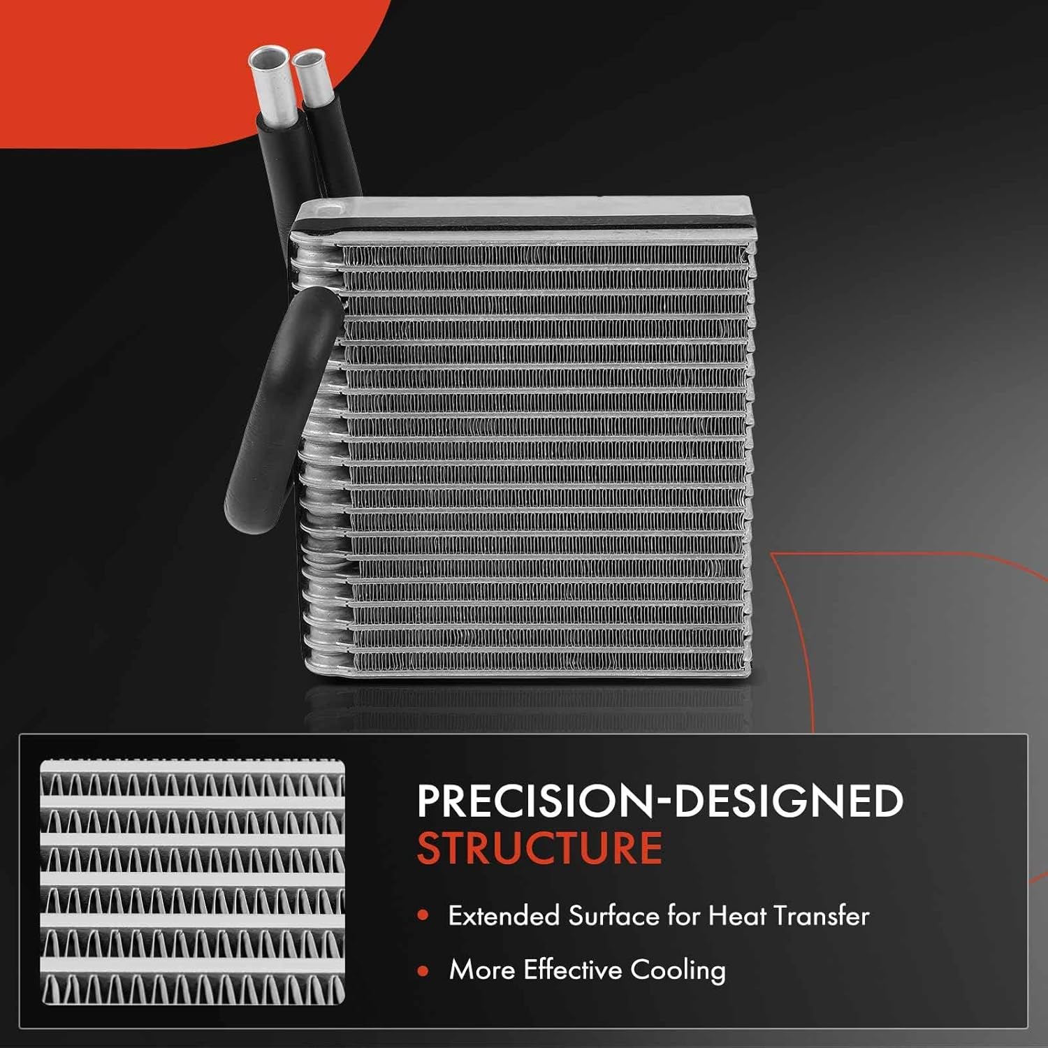 A-Premium Front AC Evaporator Core Compatible with Jeep Grand Cherokee 1995-1998 & Dodge Ram 1500 1995-2001, Ram 2500/Ram 3500 1995-2002