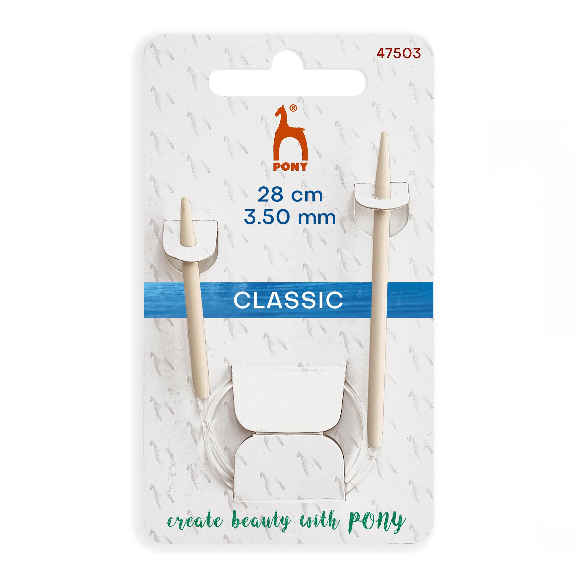 Pony Sock 28cm Fixed Circular Knitting Needles - 3.50mm (P47503)