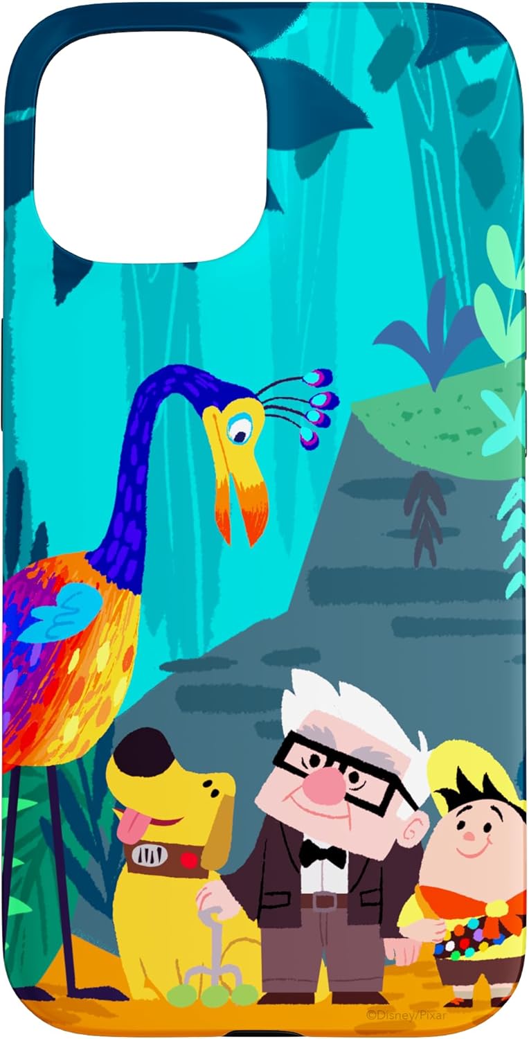 Disney and Pixar’s Up Carl Russell Dug Kevin Paradise Falls Case for iPhone 15