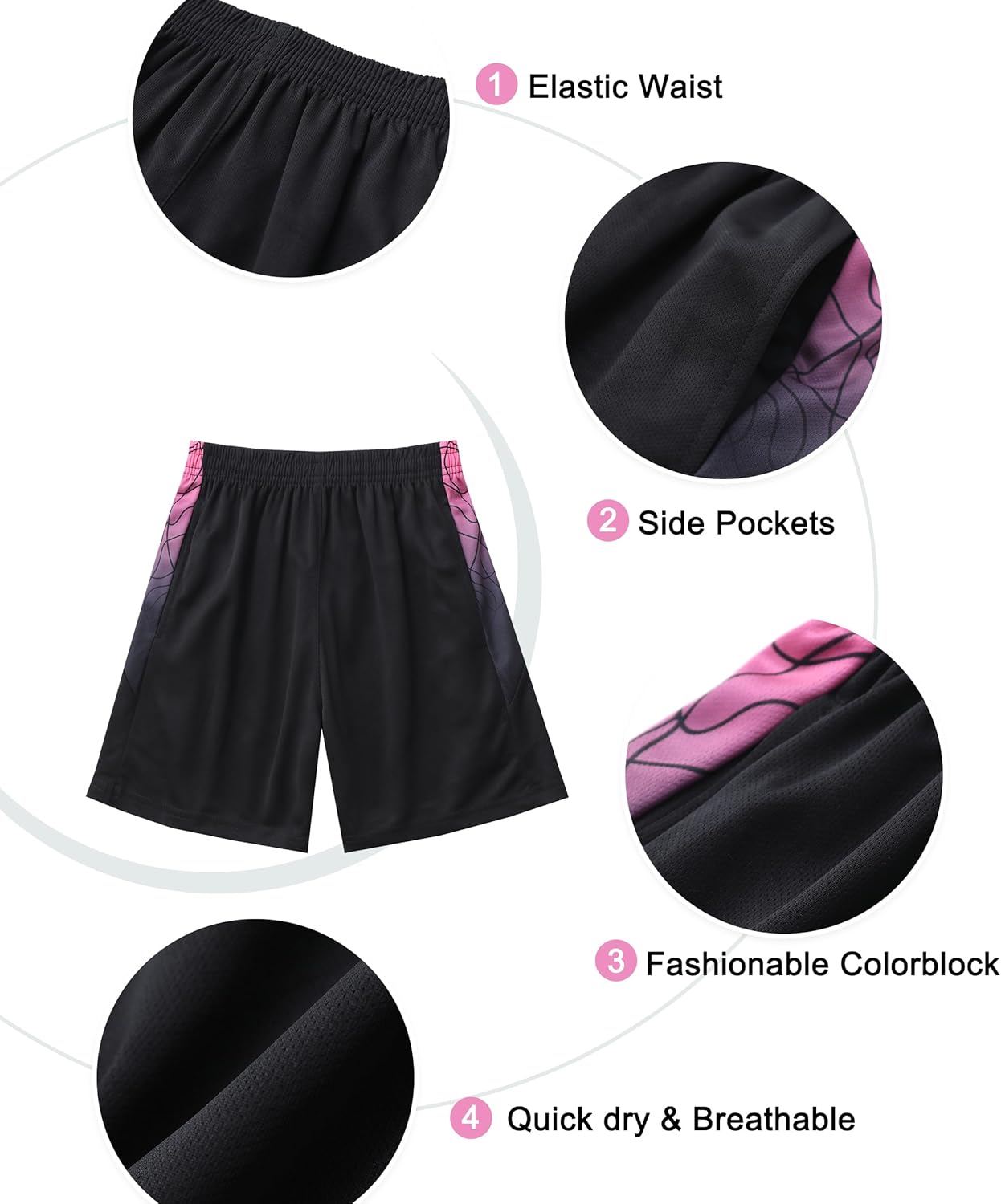 Hiheart Boys Soccer Jersey Set Football Team T-Shirt and Shorts with Socks Athletic Tracksuit - Image 4