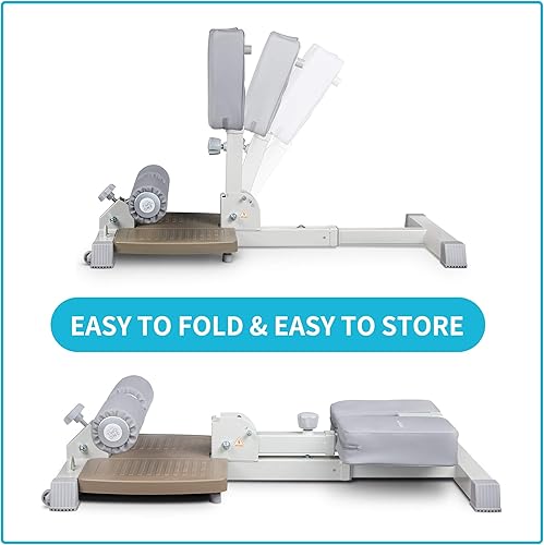 Miniatura 5 de leikefitness - Máquina de sentadilla sissy, banco de sentadilla profunda deluxe multifunción, estación de entrenamiento, máquina de ejercicio para