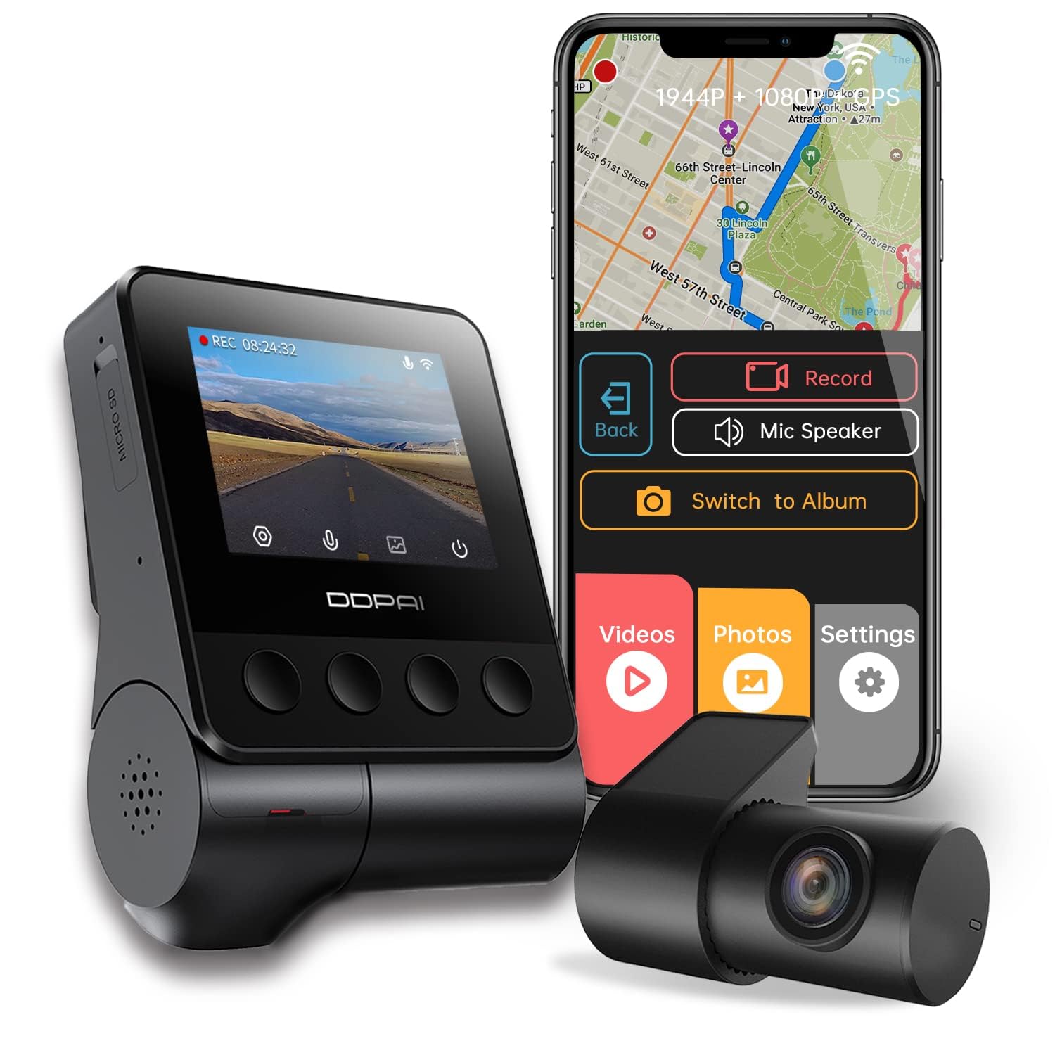 DDPAI Z40 GPS Dual Channel Dashcam, 3K Front & FHD Rear, 5MP IMX335 Sensor, Loop Recording, Optional Parking Mode, Wi-Fi, G-Sensor, WDR, Upto 128GB Supported-image-28