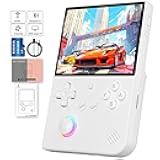 RG40XX V Handheld Game Consoles RG40XXV Retro Game Console Built-in 64G TF Card Preloaded Games 5000+ RG 40XXV Portable Gaming Console Linux 64-bit Supports WiFi Bluetooth HD Output White