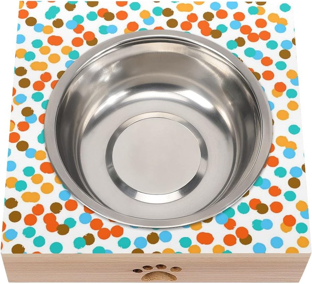 ペットボウ 水玉柄 ドット ル ペット食器台 フードボウルスタンド 餌皿 水入れ 餌入れ 犬猫えさ入れ ごはん皿 えさ皿 フードボウル ウォーターボウル 犬用 猫用 食器 ステンレス製 竹製 お皿 犬 猫 ペット用 Anbx Net ペットボウ 水玉柄 ドット ル ペット食器台 フードボウルスタンド 餌皿 水入れ 餌入れ 犬猫えさ入れ ごはん皿 えさ皿 フードボウル ウォーターボウル 犬用 猫用 食器 ステンレス製 竹製 お皿 犬 猫 ペット用 Anbx Net