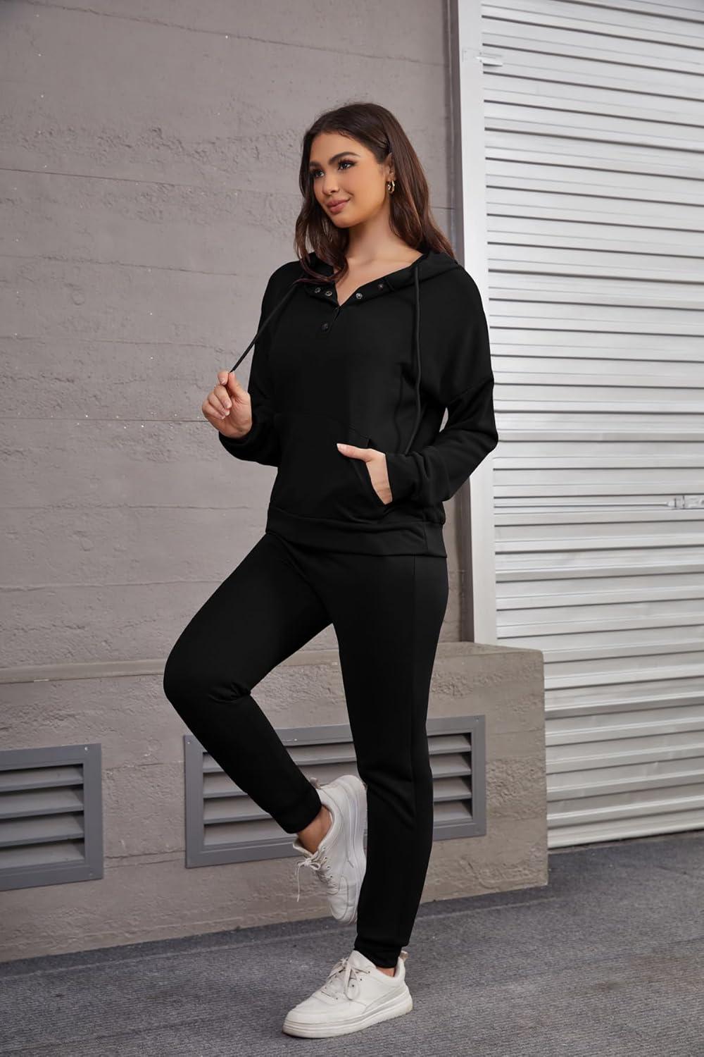 Nimsruc Two Piece Outfits For Women Jogging Suits Casual Sweatsuits Jogger - Image 2