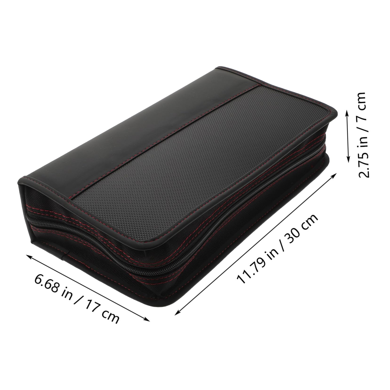 PRETYZOOM CD Holder Case Capacity Dvd Organizer Storage Bag for Home Travel Skid Design Protects Discs for Automotive Use