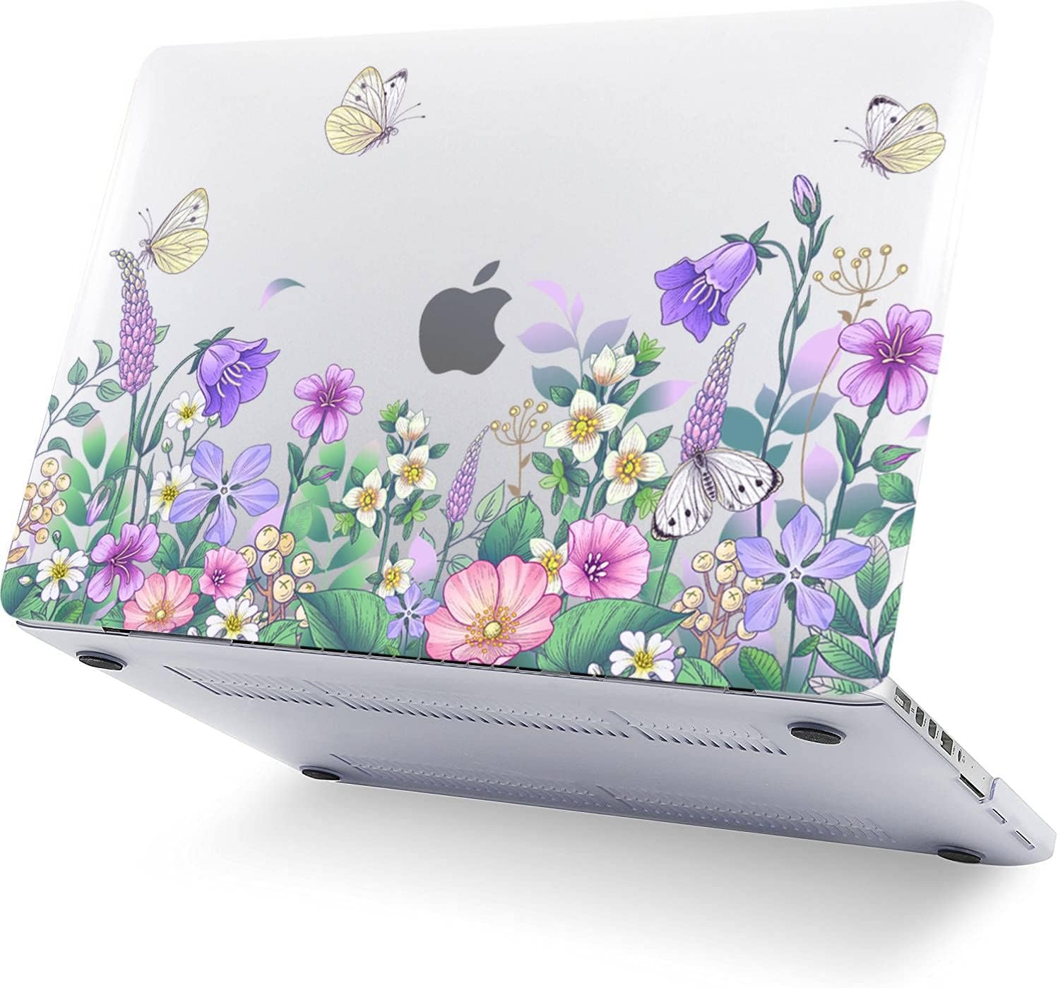 Hard Cover Compatible with MacBook Air 11 Inch Case Model A1370 A1465 2012 2013 2014 2015 2016 2017 2018 Release, Air 11.6 Inch Plastic Hard Cover with Soft Keyboard Cover Skin, Purple