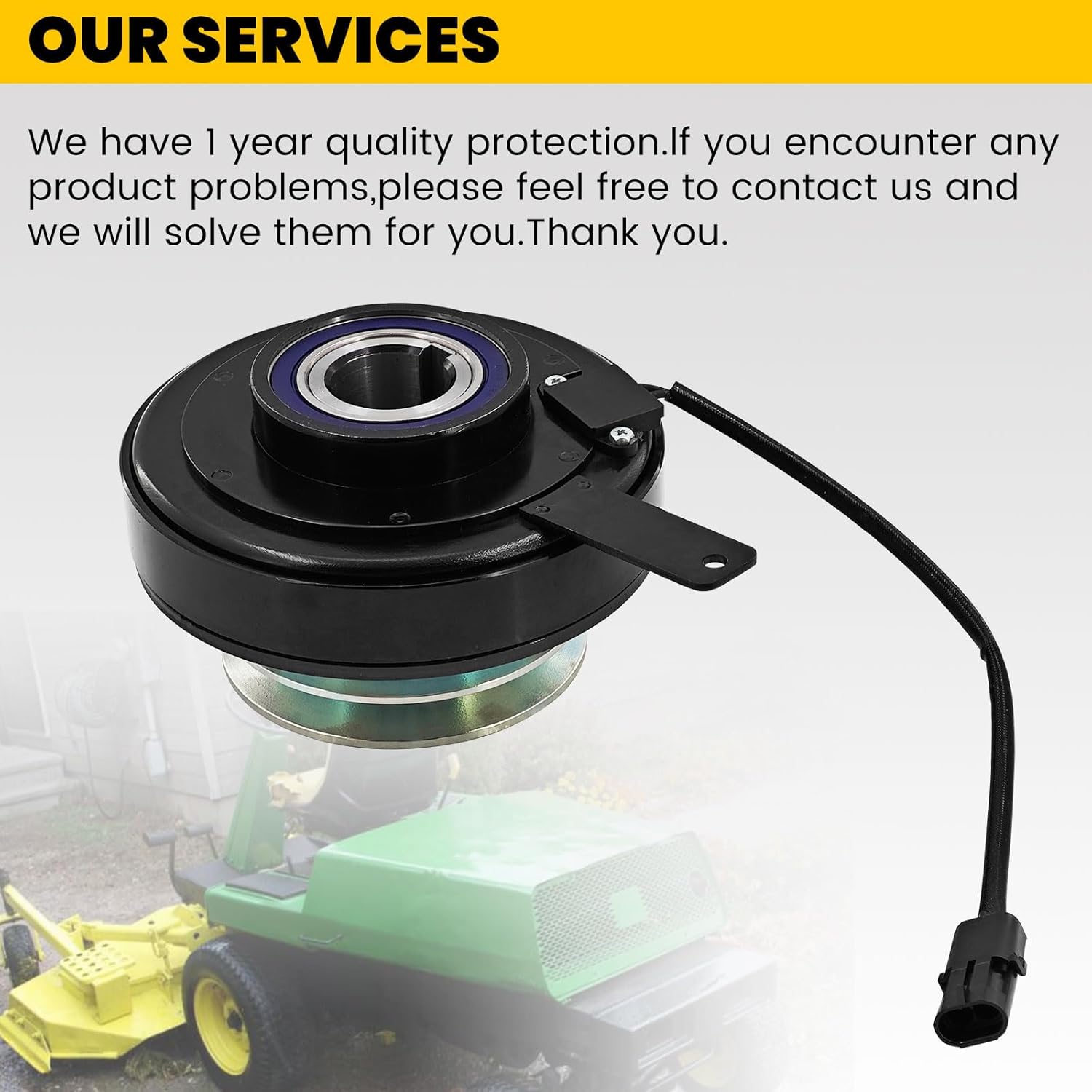 X0755 PTO Blade Clutch AM100421 Compatible with John Deere F935 F910 F911 F912 F915 F925 F930 F932 AM103252 AM103575 AM103991 AM116184 AM118770 MA-GT-JD22