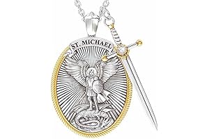 Guardian Archangel St. Michael Protection Pendant Necklace