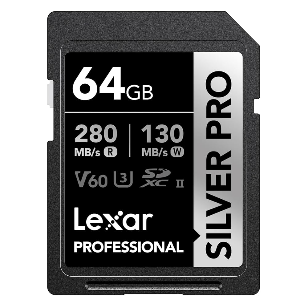 レキサー(Lexar) UHS-II SDXCカード 256GB. 2枚セット Amazon | Lexar Professional SDXC 64GB SILVER PRO UHS-II V60
