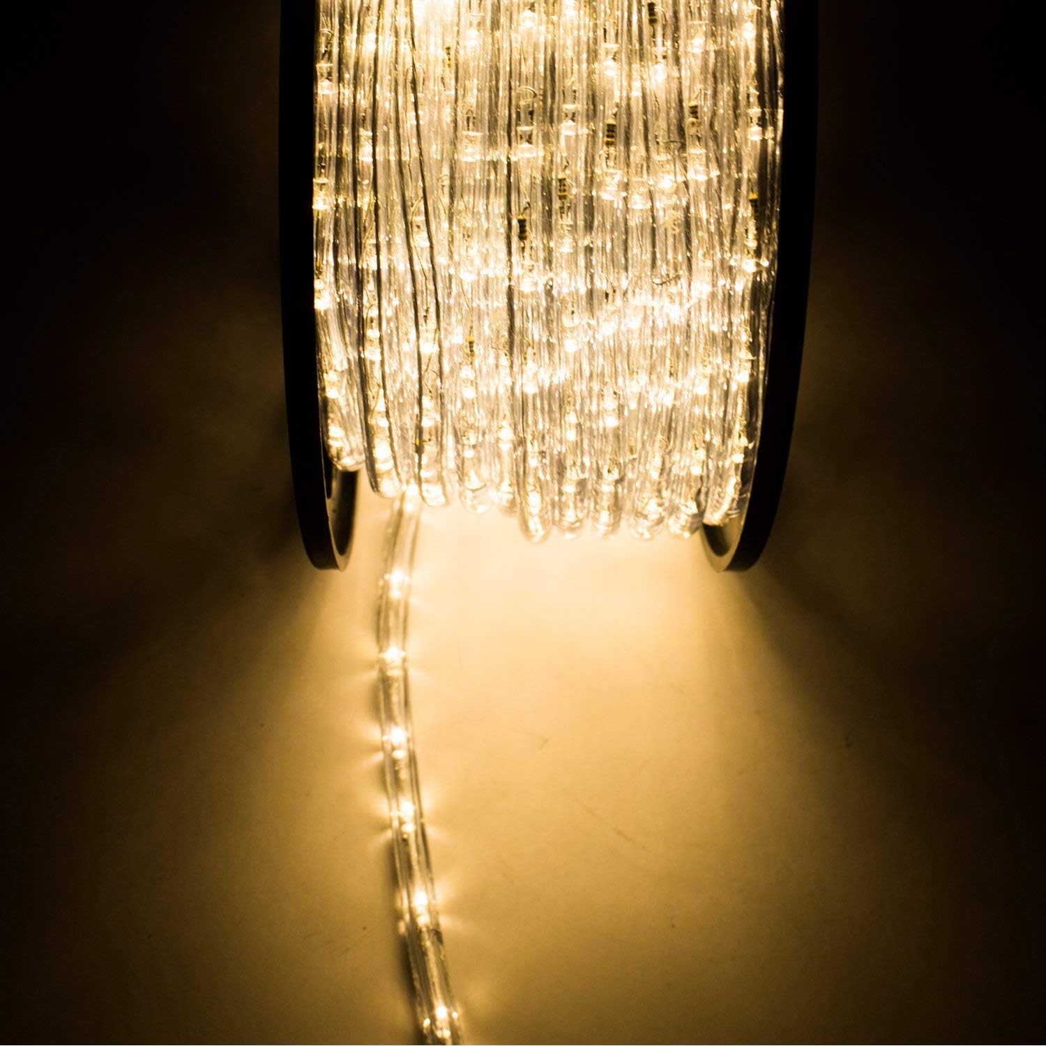 Review Diophros 150FT Rope Light, LED Strip Lights for Indoor Outdoor Rope Lighting Waterproof Decorative Lighting Backyards Garden and Party Decoration (Warm White)