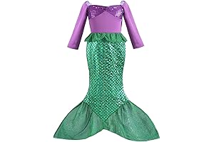 ALIZIWAY Toddler Mermaid Skirt Costume