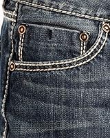 Vista 5 de Rock & Roll Denim Jeans rectos de corte recto de ajuste relajado #M0S8553