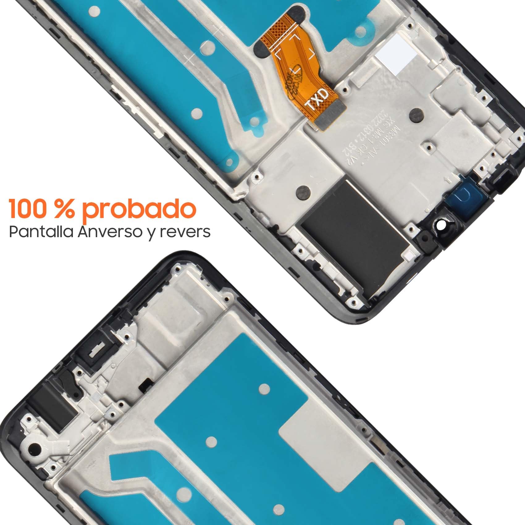 AGCUT Display LCD per Honor X7 Display LCD per Honor X7 CMA-LX1 LX2 LX3 6,74 Pollici Schermo di Ricambio Digitalizer Touchscreen Assemblea con Riparazione, Nero con Telaio