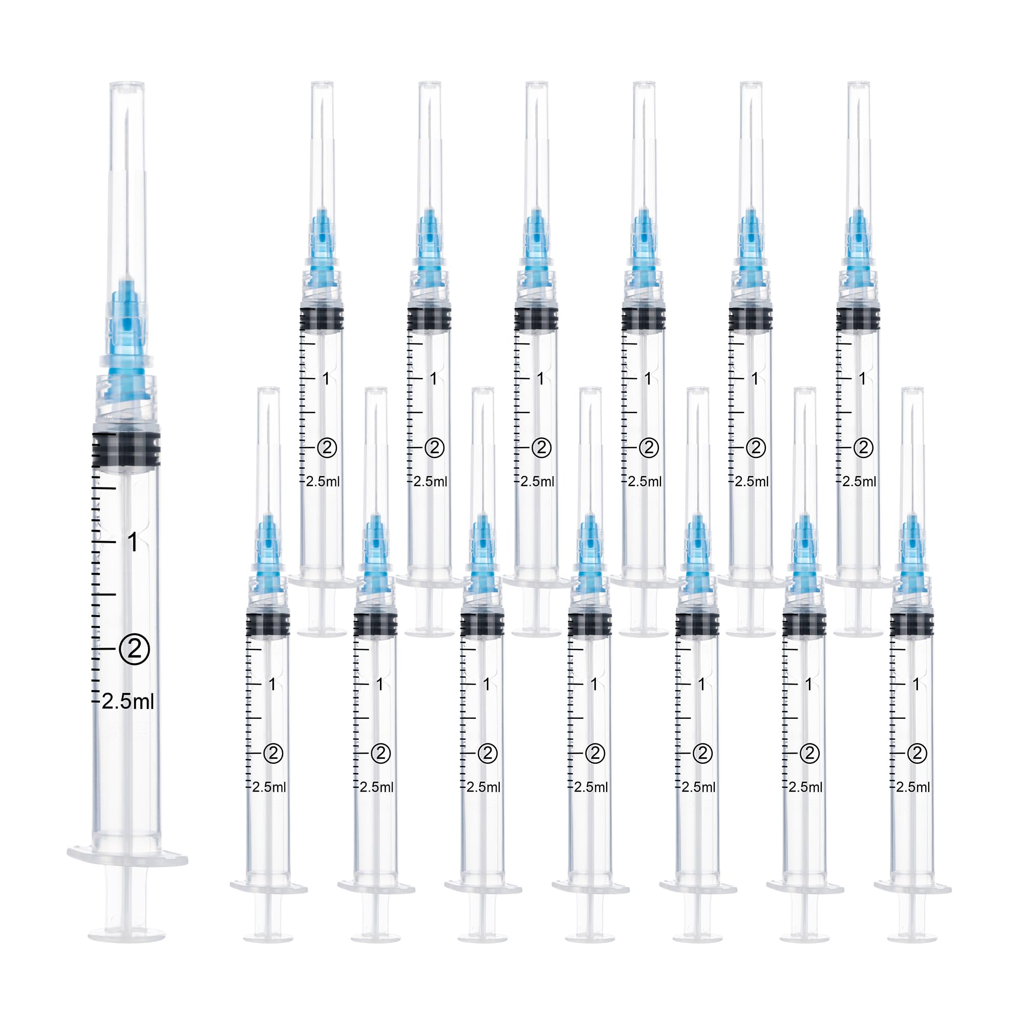 3ml 25 Gauge 1 inch Syringe 3cc Luer Lock Disposable Syringes with Needle for Scientific Labs,Individually Wrapped — Amazon image 14
