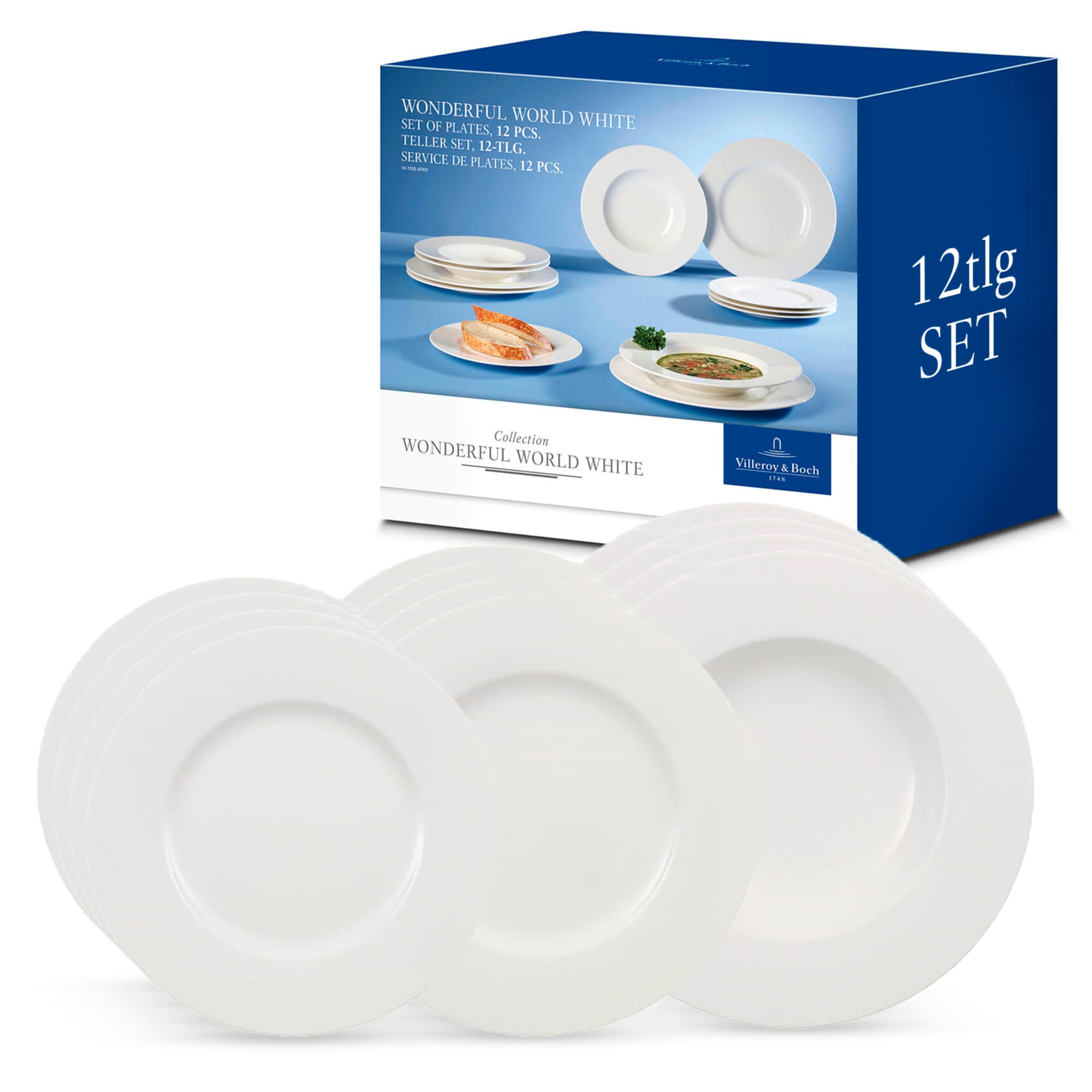 Villeroy＆Boch プレートセット 6枚組 Set of 6 - Villeroy & Boch Country Collection - Design Naif