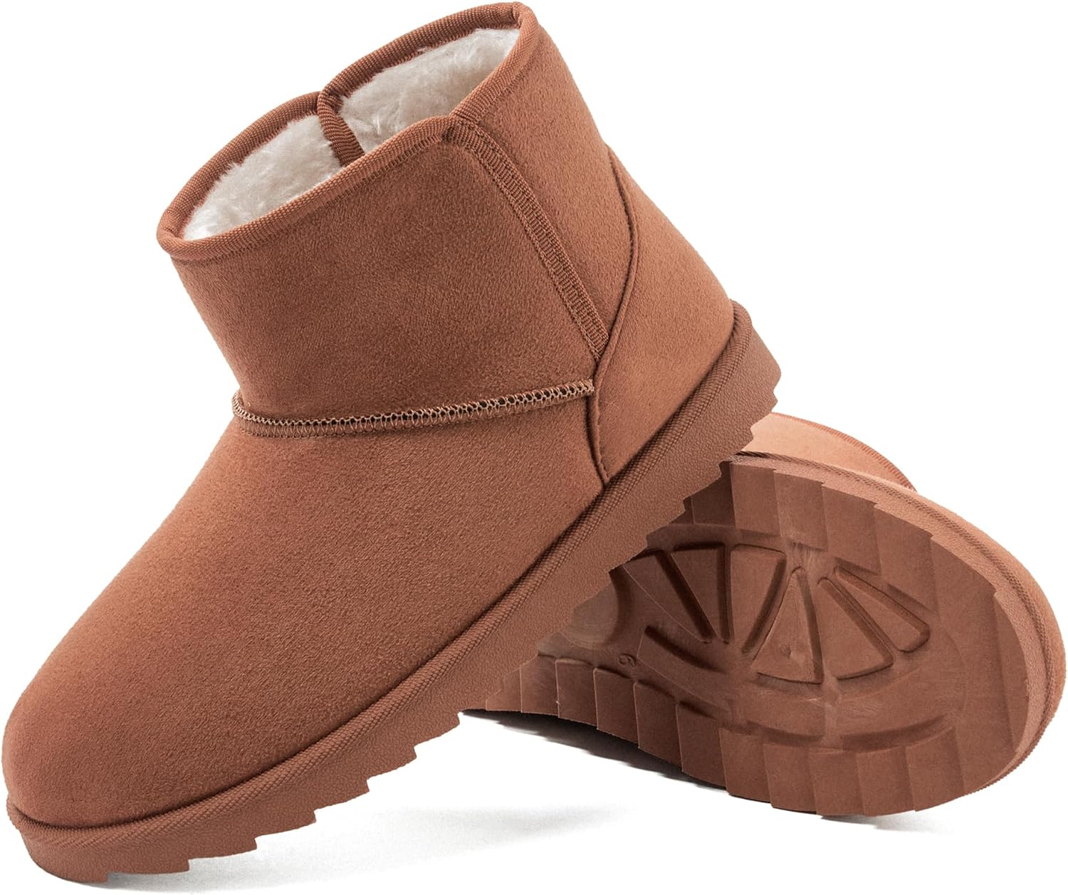 Veittes Women's Ankle Snow Boots Comfortable Winter Booties