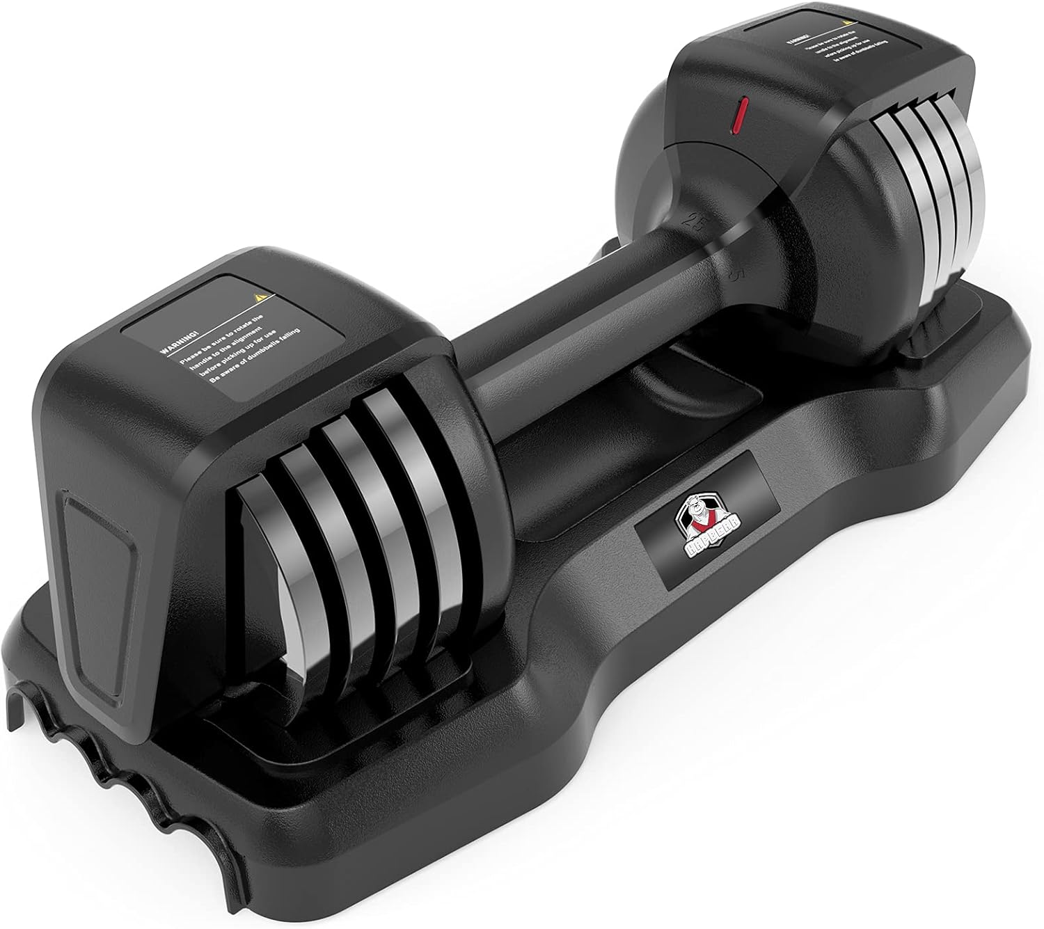 Adjustable Dumbbell, HAPBEAR 12.5/25 LBS Adjustable Exercise Dumbbell Set, Adjustable Weight by Turning Handle, Free Weight Set for Gym Home Men Women Fitness : Sports & Outdoors