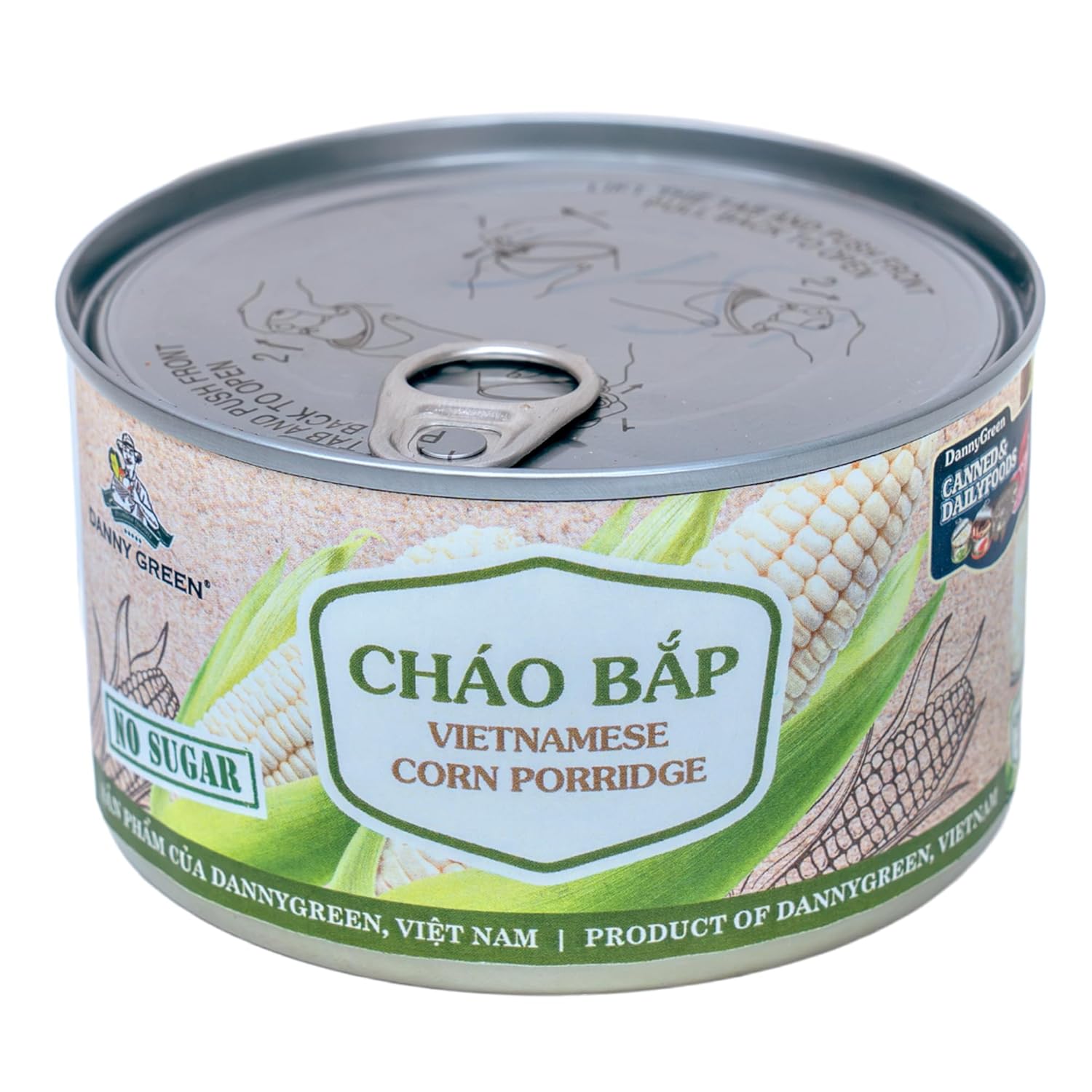 DannyGreen Vietnamese Corn Porridge, Corn, 12.3 oz Can (Pack of 18)