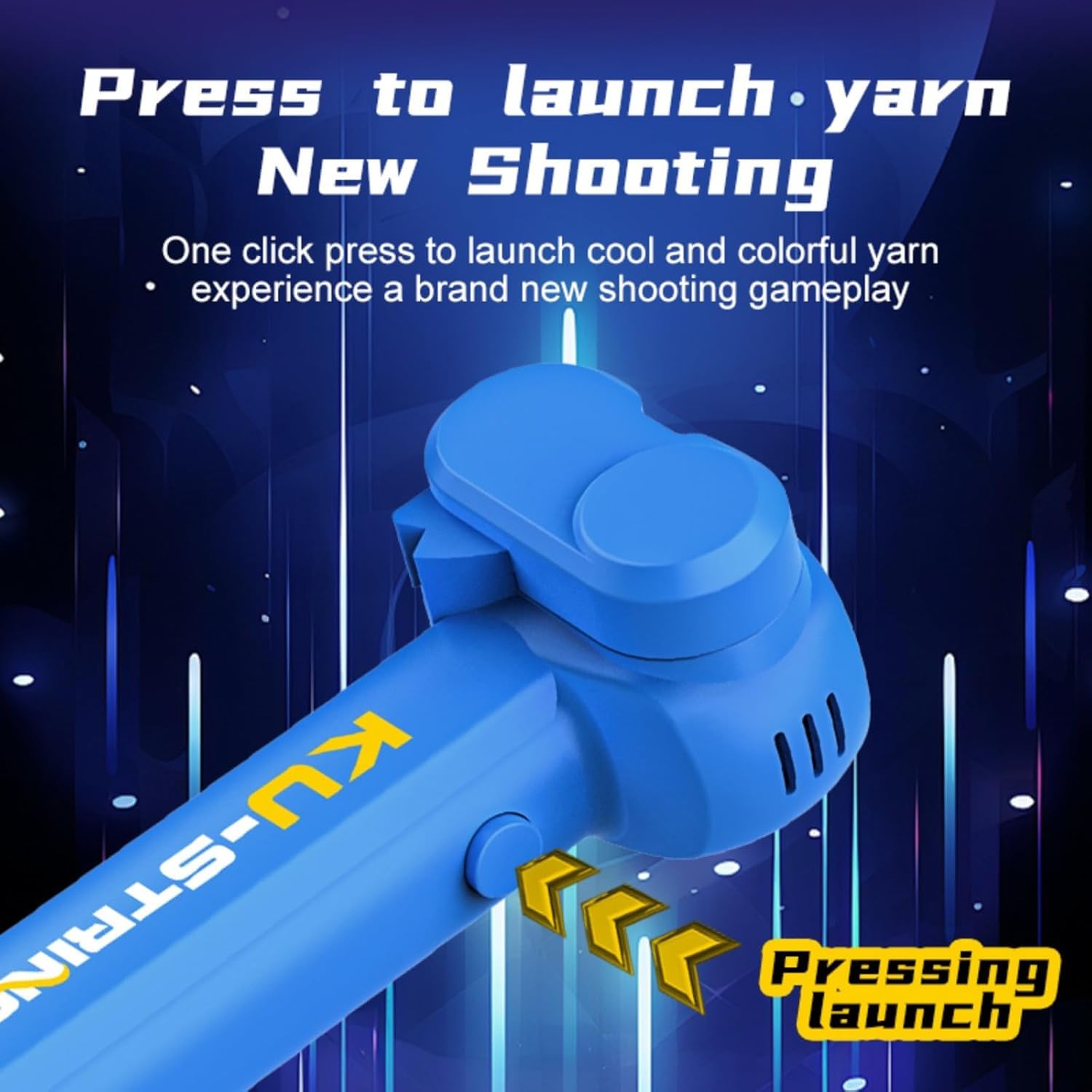 Lasso String Shooterm, Lasso String Shooter for Kids Rope Launcher Propeller, Glow in The Dark Lasso, Game Shooter String Toy - Image 4
