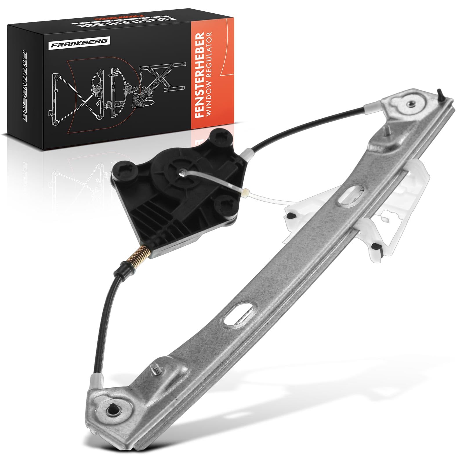 Frankberg Elevalunas Mecanismo elevalunas Eléctrico sin Motor Parte trasera izquierda Sin placa 4/5-Puerta Compatible con 159 939 2005-2012 Replace# 71740124