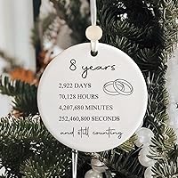 Vista 7 de 8ª boda de bronce para pareja, esposa, marido, 8 años, regalo de matrimonio para él y ella