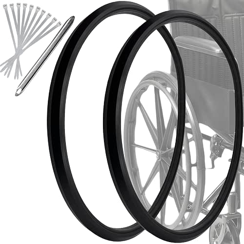 wheelchair tires 24"X1" 1pair niversal Flat Free Polyurethane Tire |