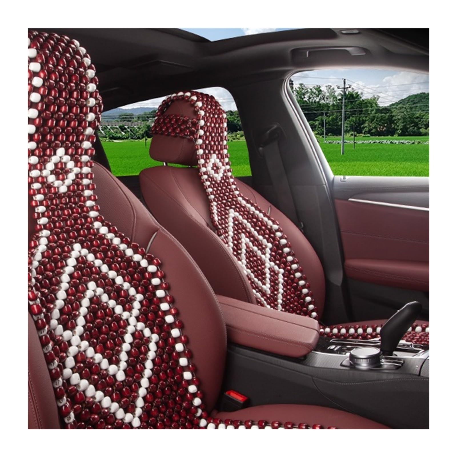 Carpoint Kralenkussen Classic 126x39cm | BC 021451 | Carpoint | Nederlands