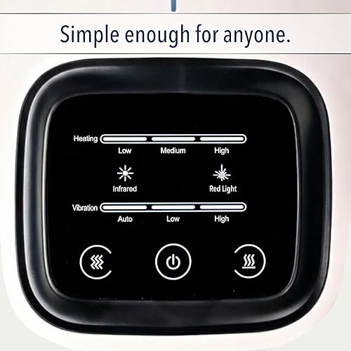 Miniatura 10 de FORTHIQ Masajeador de rodilla inteligente para aliviar el dolor con terapia de calor y luz roja, edición actualizada 2026, relaja los músculos