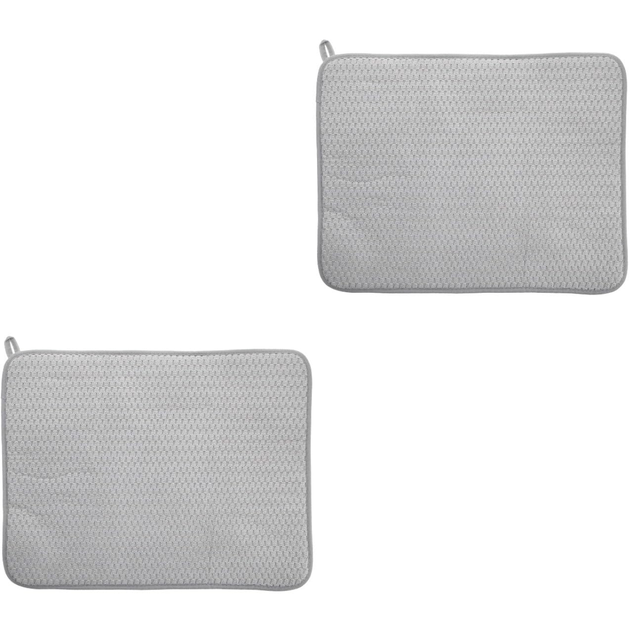 Alfombra absorbente para platos PRETYZOOM que mantiene tu encimera seca y limpia en color gris