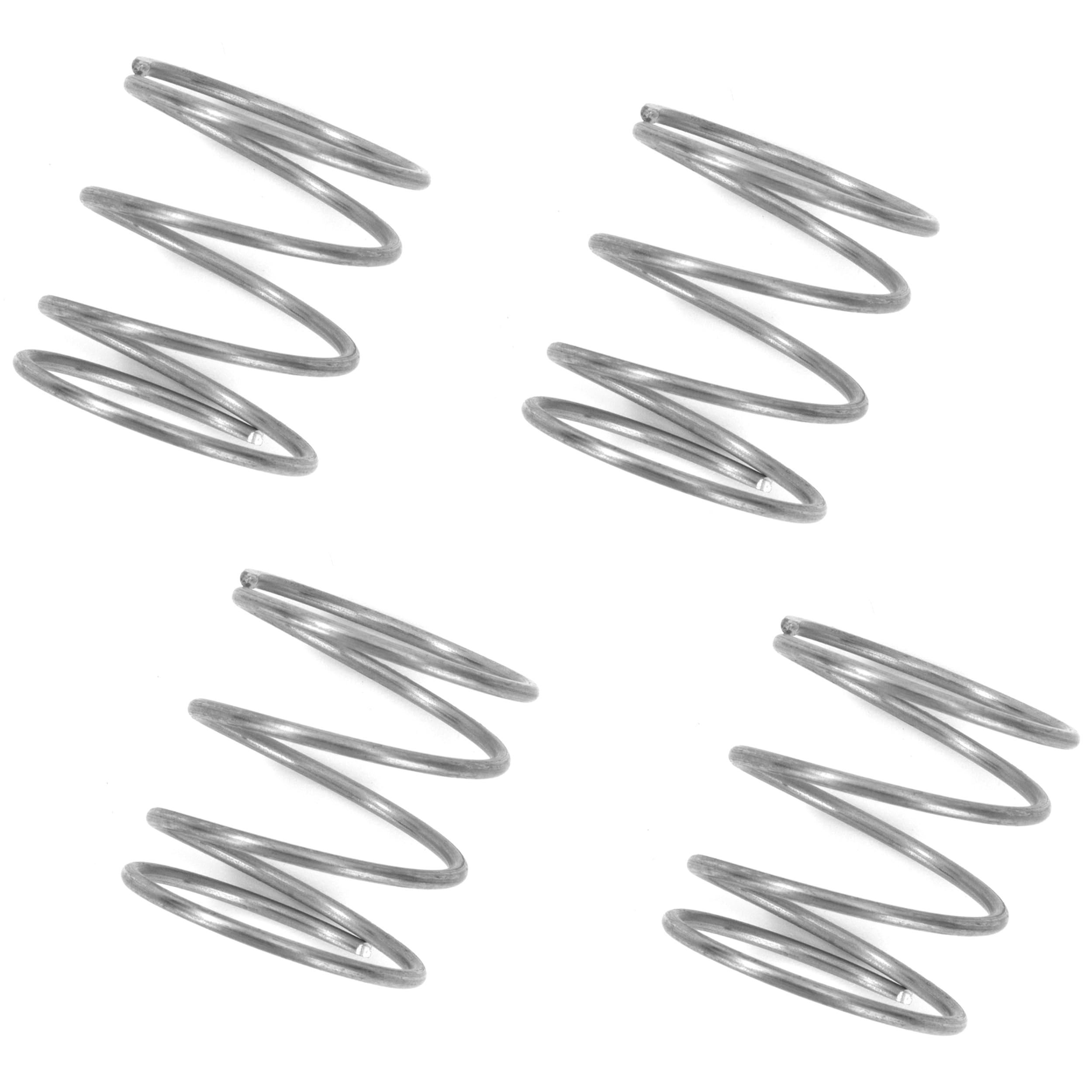 Sprężyna dociskowa ze stali nierdzewnej sprężyny dociskowe 20 mm średnica drutu 1,2 mm średnica zewnętrzna 20 mm długość 20 mm maksymalna siła sprężyny 0,9 kg 4 sztuki