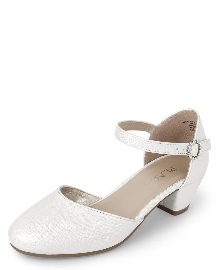Amazon.com: The Children's Place,Low Heel Shoes,White,11