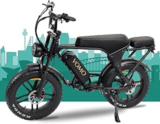 VOMO 20-Zoll Offroad-Elektrofahrrad mit hydraulischen Scheibenbremsen | 250W Motor & 48V 15Ah Akku | 7-Gang Schaltung | Bis zu 45-100 km Reichweite | E-Bike für Erwachsene | Stadt & Geländetauglich