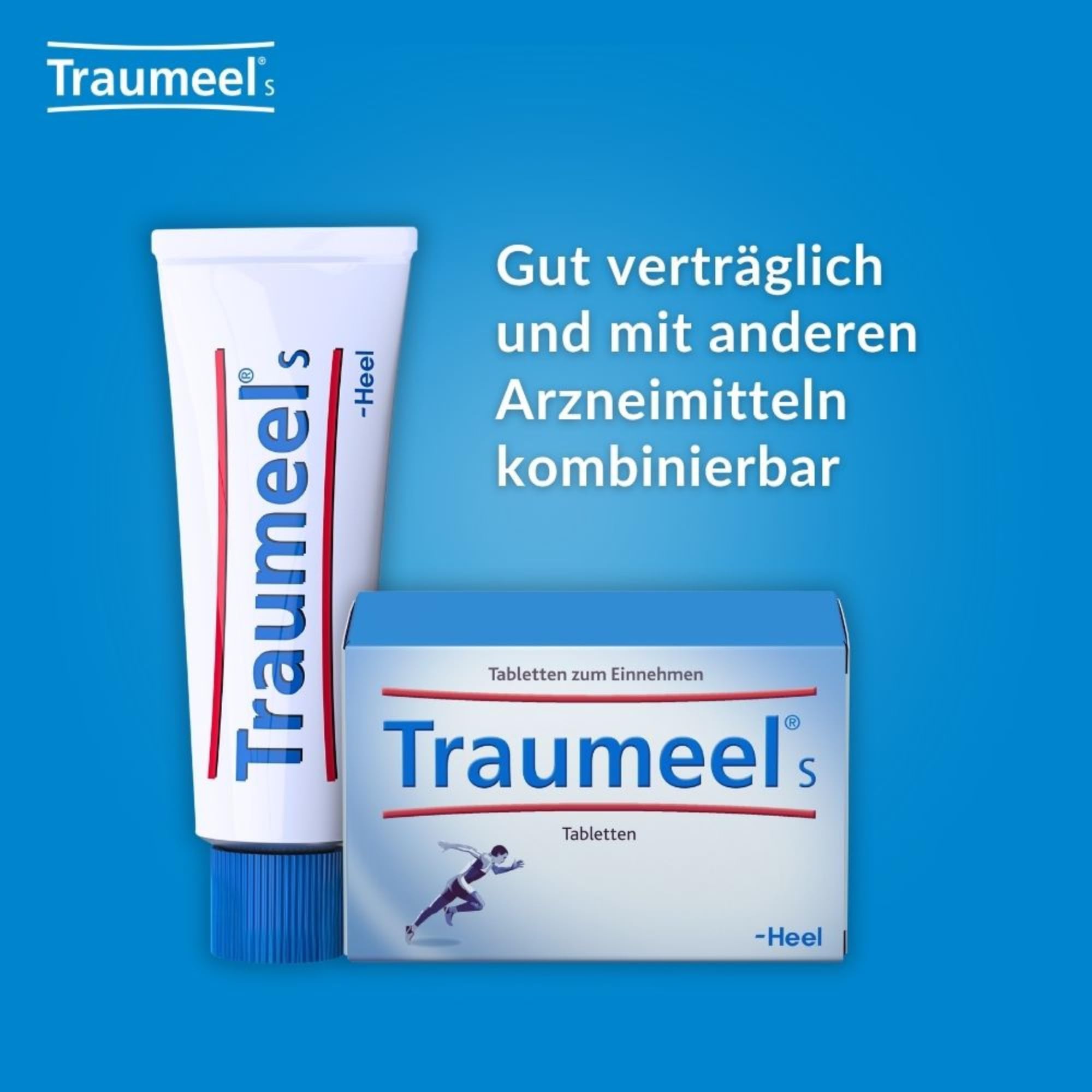 Traumeel Bundle Creme 100g + 50 Tabletten - Fit für Sport und Alltag mit der Kraft aus der Natur. Natürliches Arzneimittel zur Unterstützung der körpereigenen Regeneration. Für ein Leben in Bewegung!