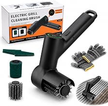 WHATOOK LED Electric BBQ Brush 3 Levels 2000mAh IPX5 Head