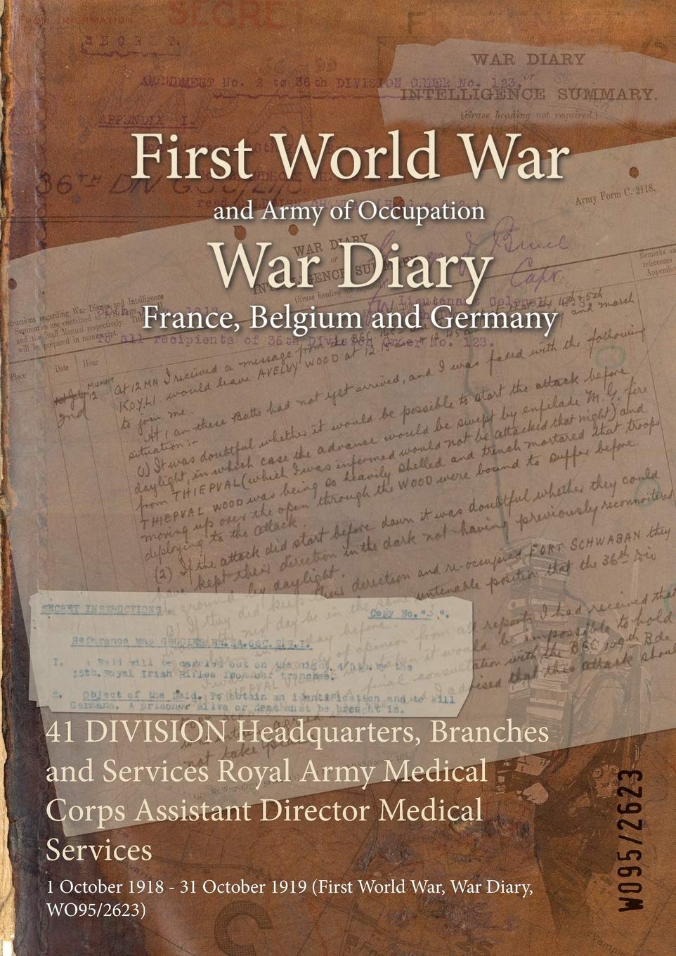 41 DIVISION Headquarters, Branches and Services Royal Army Medical Corps Assistant Director Medical Services: 1 October 1918 - 31 October 1919 (First World War, War Diary, WO95/2623)