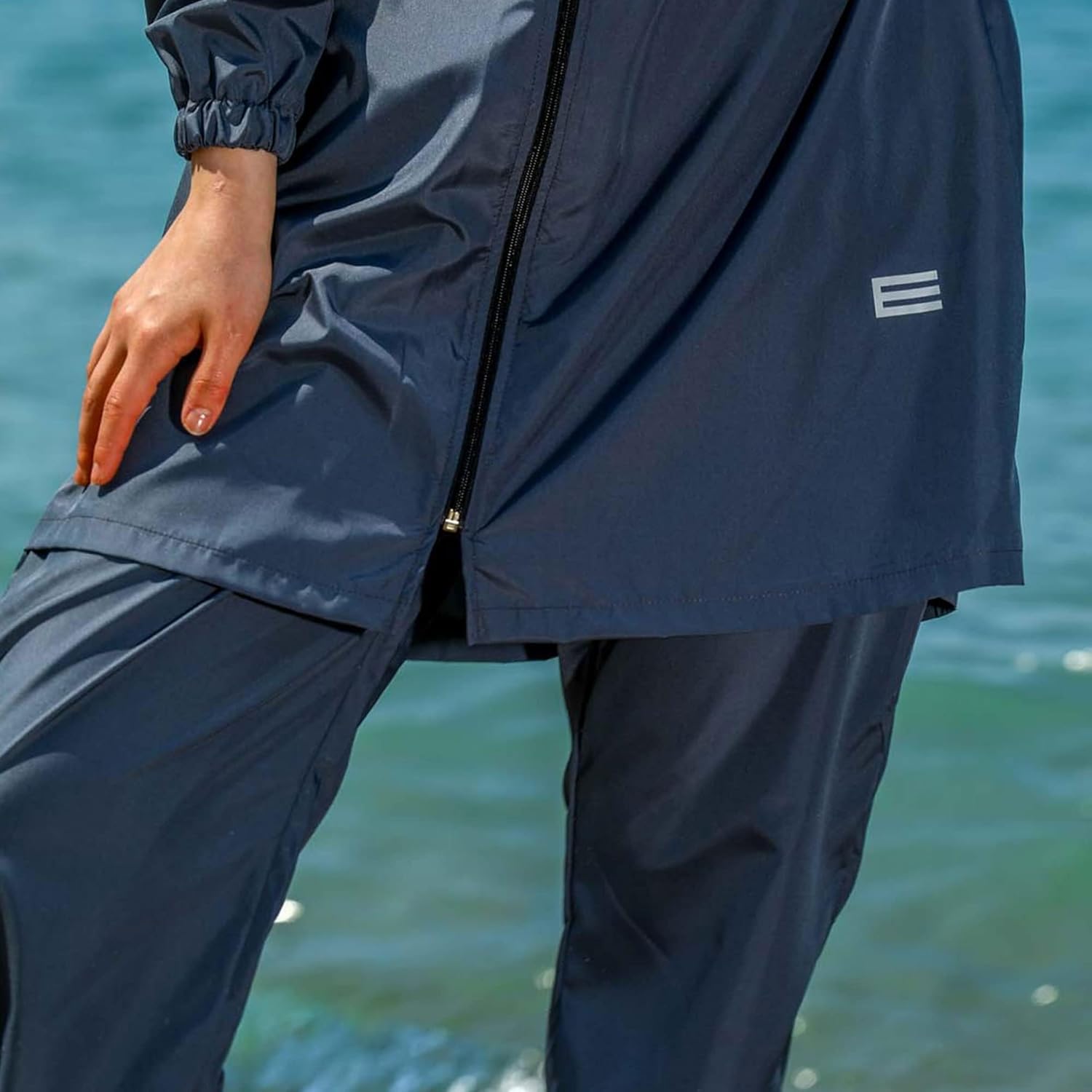 Islamic Long Sleeve Swimsuits for Women Modest Muslim 4 PCS | Full Cover Rash Guard Burkini | Arabic Swimwear