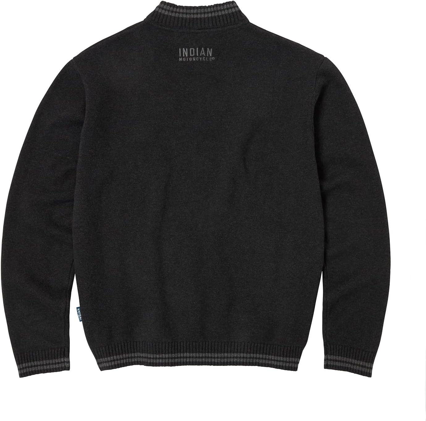 Indian Motorcycle Men's Knitted Embroidered Logo Top, Black - 2864932