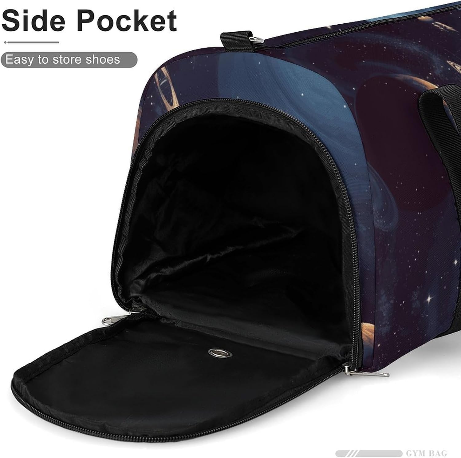 Gym Bag for Men Travel Duffle Bag Outer Space Tote Bag Weekender Duffel Bag Weekender Bag for Sports