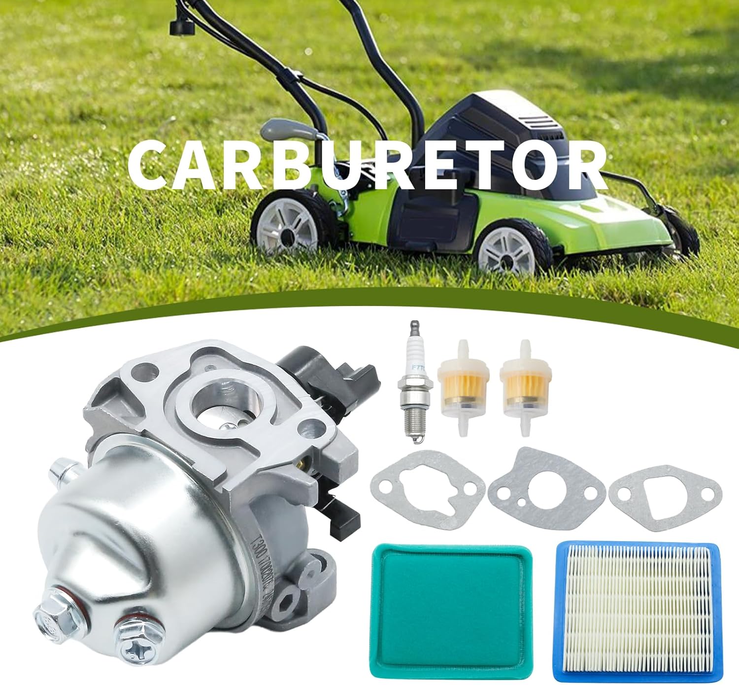 136-7907 Carburetor Kit, Replacement for Toro 20372 20373 20374 20381 20383 20384 159cc Lawn Mower, Replaces 133-9900 127-9145 121-4181